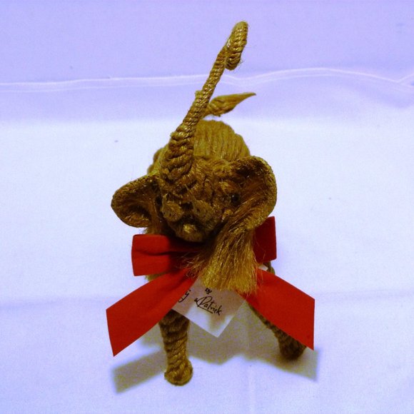 Jute Figurine Elephant By "The Original Jute Sculpture by Patty" Atlanta, USA - Picture 8 of 16